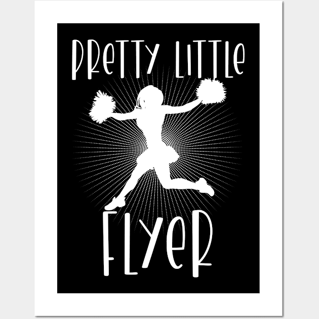 Pretty little Flyer cute Cheerleader Wall Art by Peco-Designs